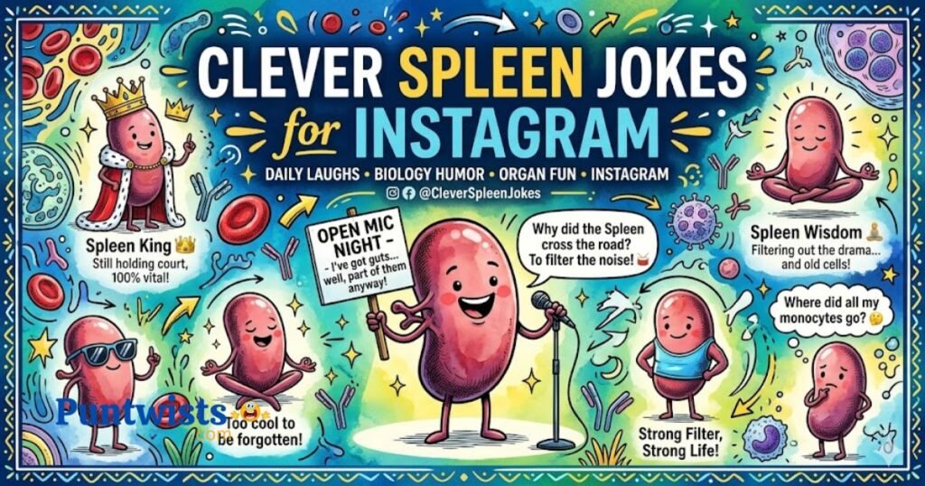 Clever Spleen Jokes For Instagram