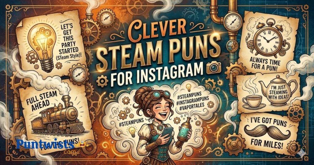 Clever Steam Puns For Instagram