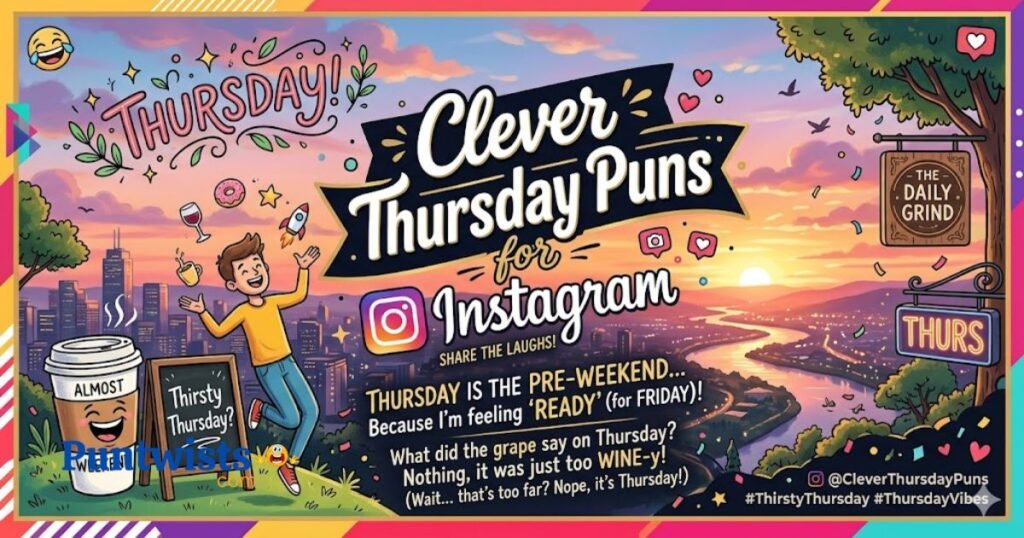 Clever Thursday Puns For Instagram