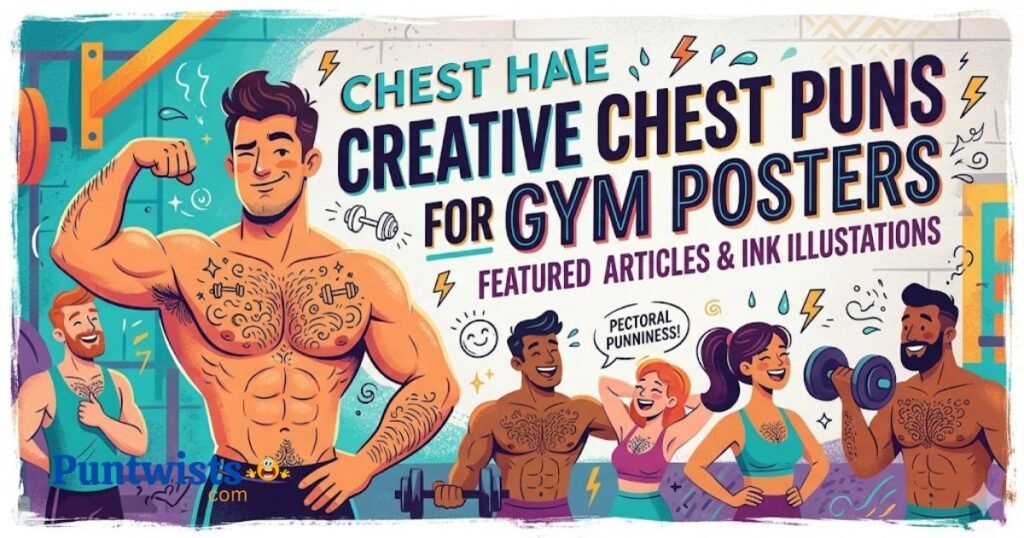 Creative Chest Puns For Gym Posters