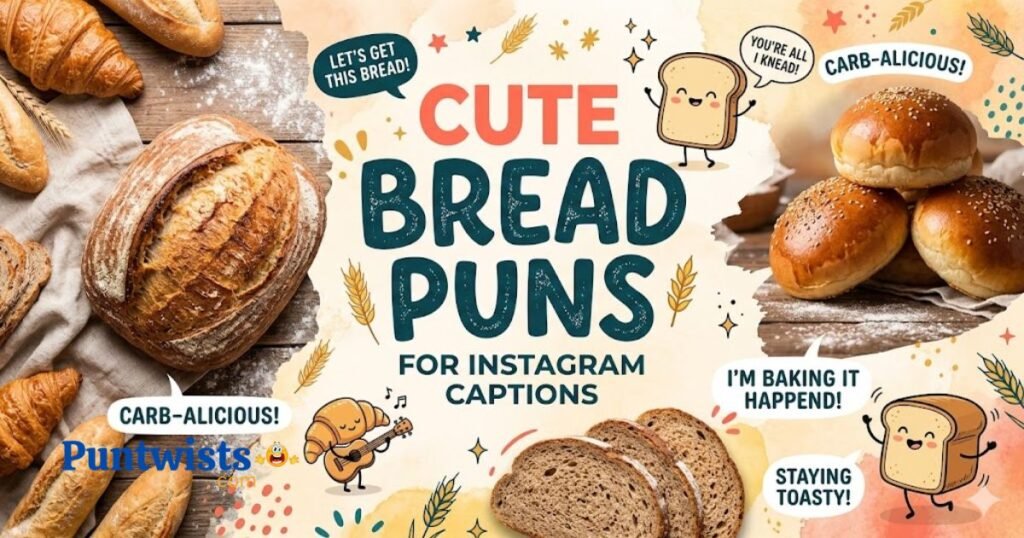 Cute Bread Puns For Instagram Captions