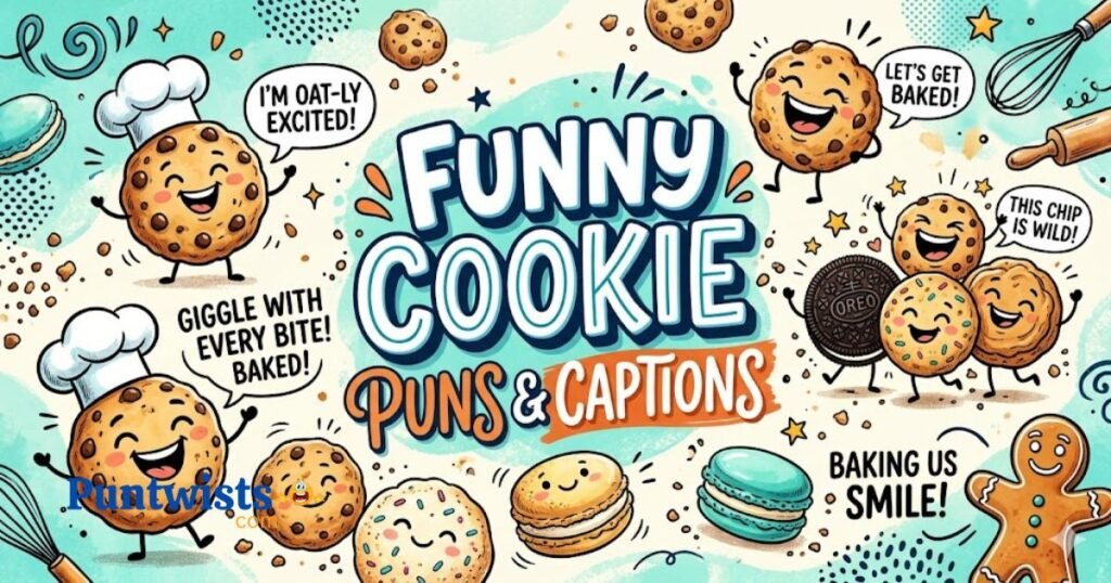 Funny Cookie Puns Captions
