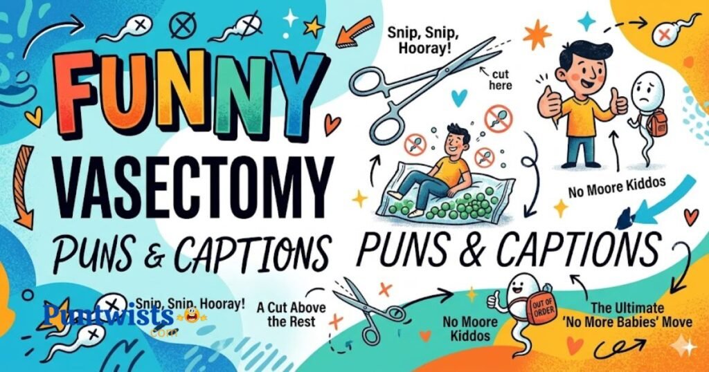 Funny Vasectomy Puns Captions