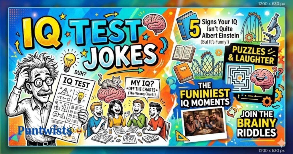 235+IQ Test Jokes That’ll Make You Feel Hilarious! 2026 - puntwists.com