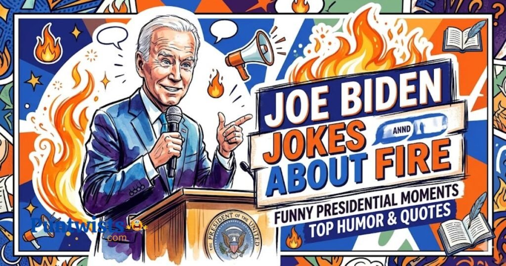 Joe Biden Jokes About Fire