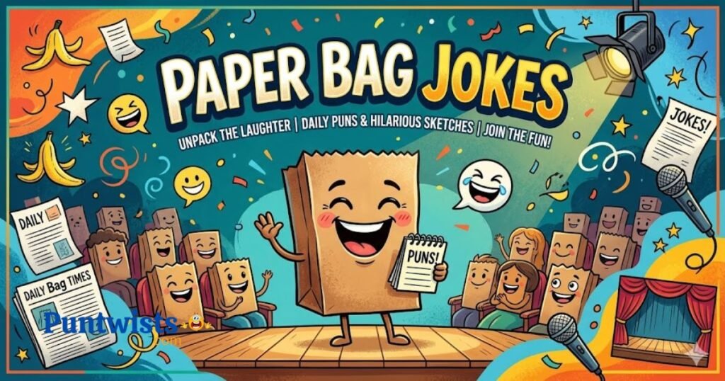 275+Paper Bag Jokes That’ll Fold You in Laughter! (2026) - puntwists.com