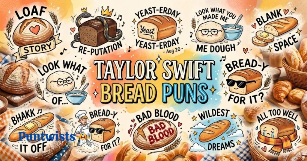 Taylor Swift Bread Puns
