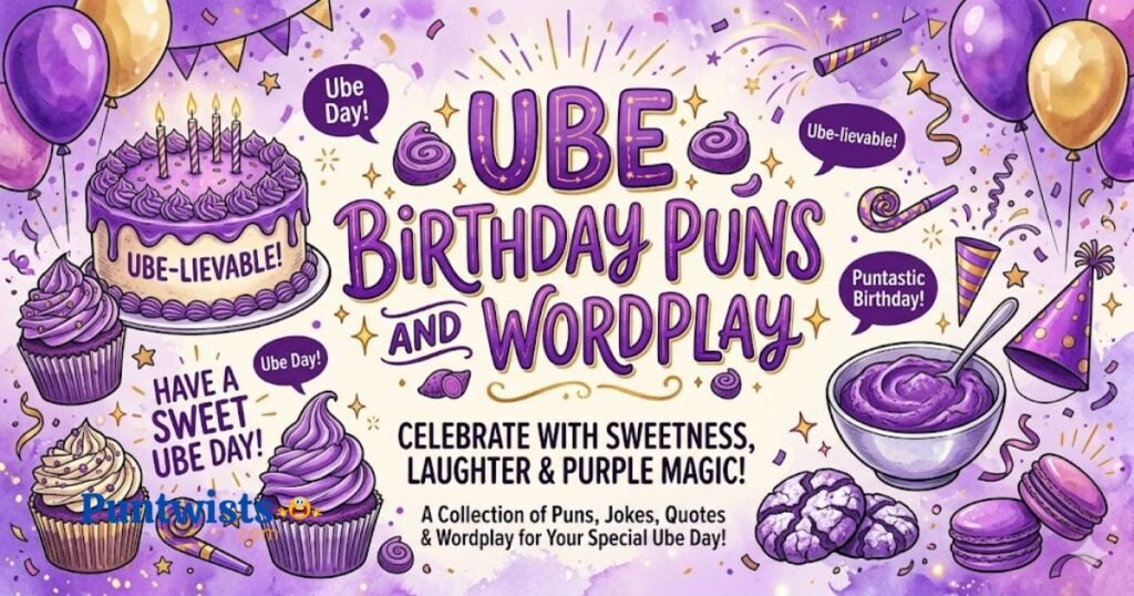 Ube Birthday Puns And Wordplay