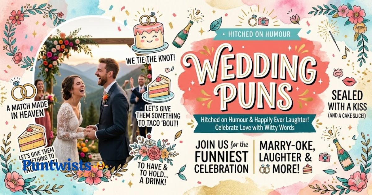 381+💍Funny Wedding Puns That Take the Cake 🎂! 2026