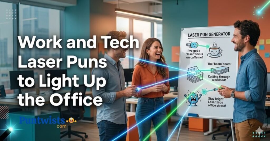Work And Tech Laser Puns To Light Up The Office