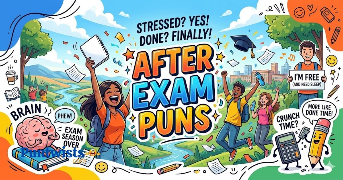 234+🎓After Exam Puns (Funny, Clever & Share-Worthy Puns! 