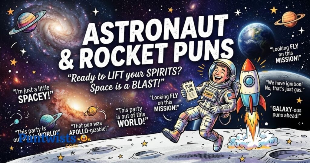 Astronaut And Rocket Puns