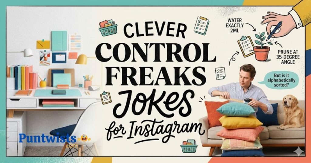 Clever Control Freaks Jokes For Instagram