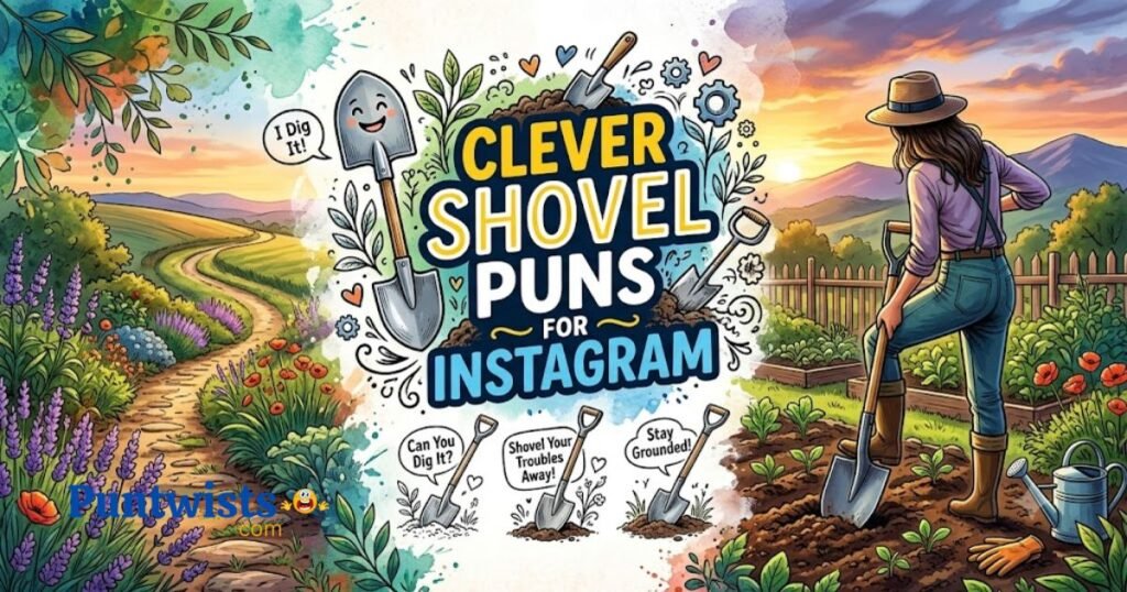Clever Shovel Puns For Instagram