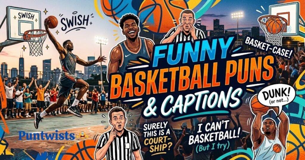 Funny Basketball Puns Captions