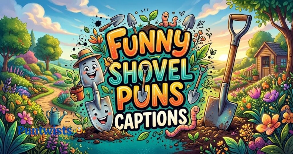 Funny Shovel Puns Captions