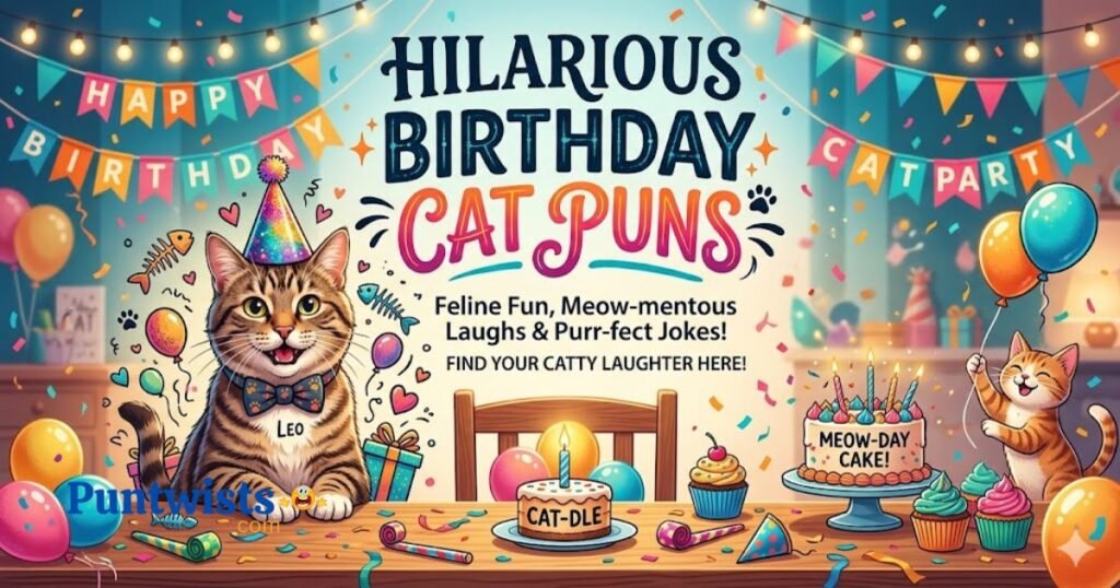 Hilarious Birthday Cat Puns