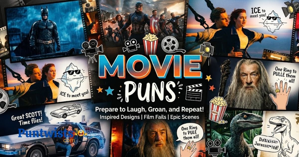 375+🎬🍿Movie Puns That Will Reel You In For! 2026