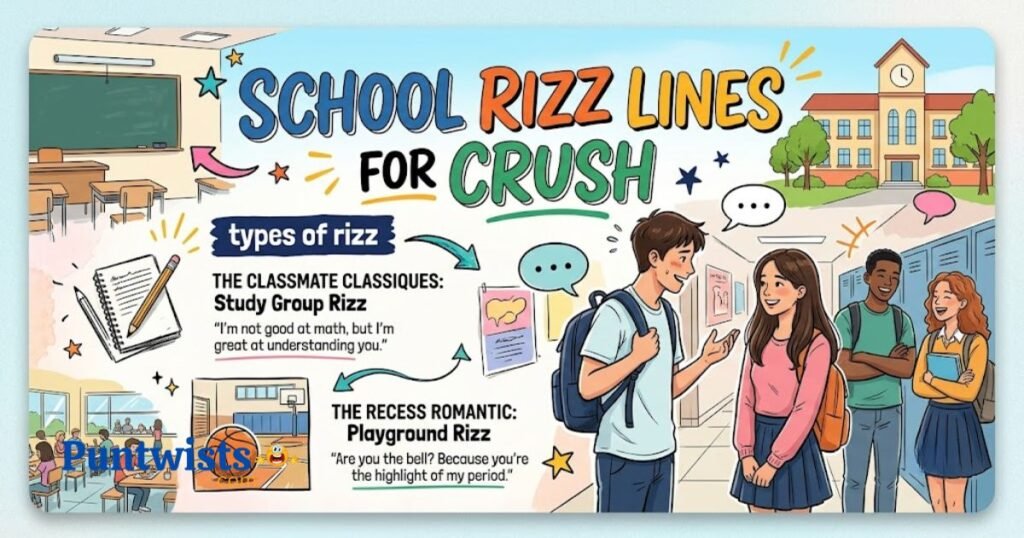School Rizz Lines For Crush
